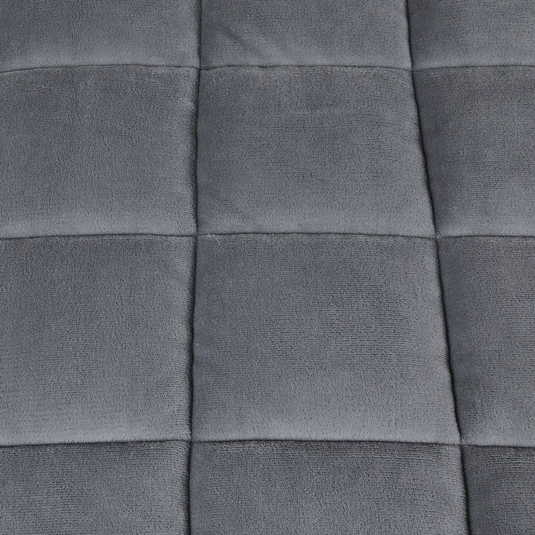 DreamZ Quilt Doona Comforter Blanket Grey Super King-2065254334697967619