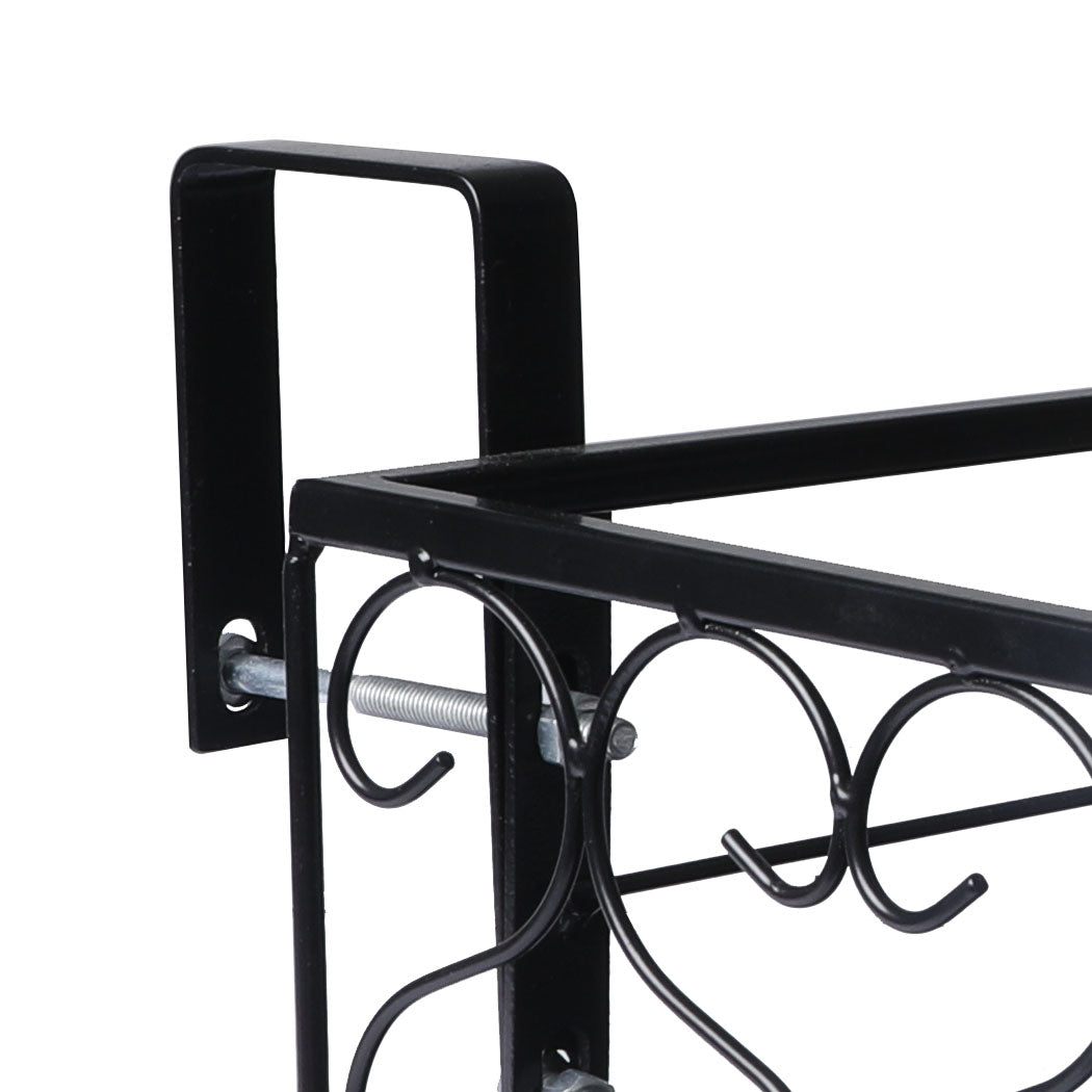 Levede Plant Stand Outdoor Indoor Home Black Rectangle-1864184718409469955