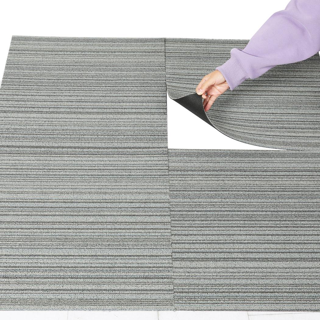 Marlow 20x Carpet Tiles 5m2 Box Heavy Blue-2029387259211550723