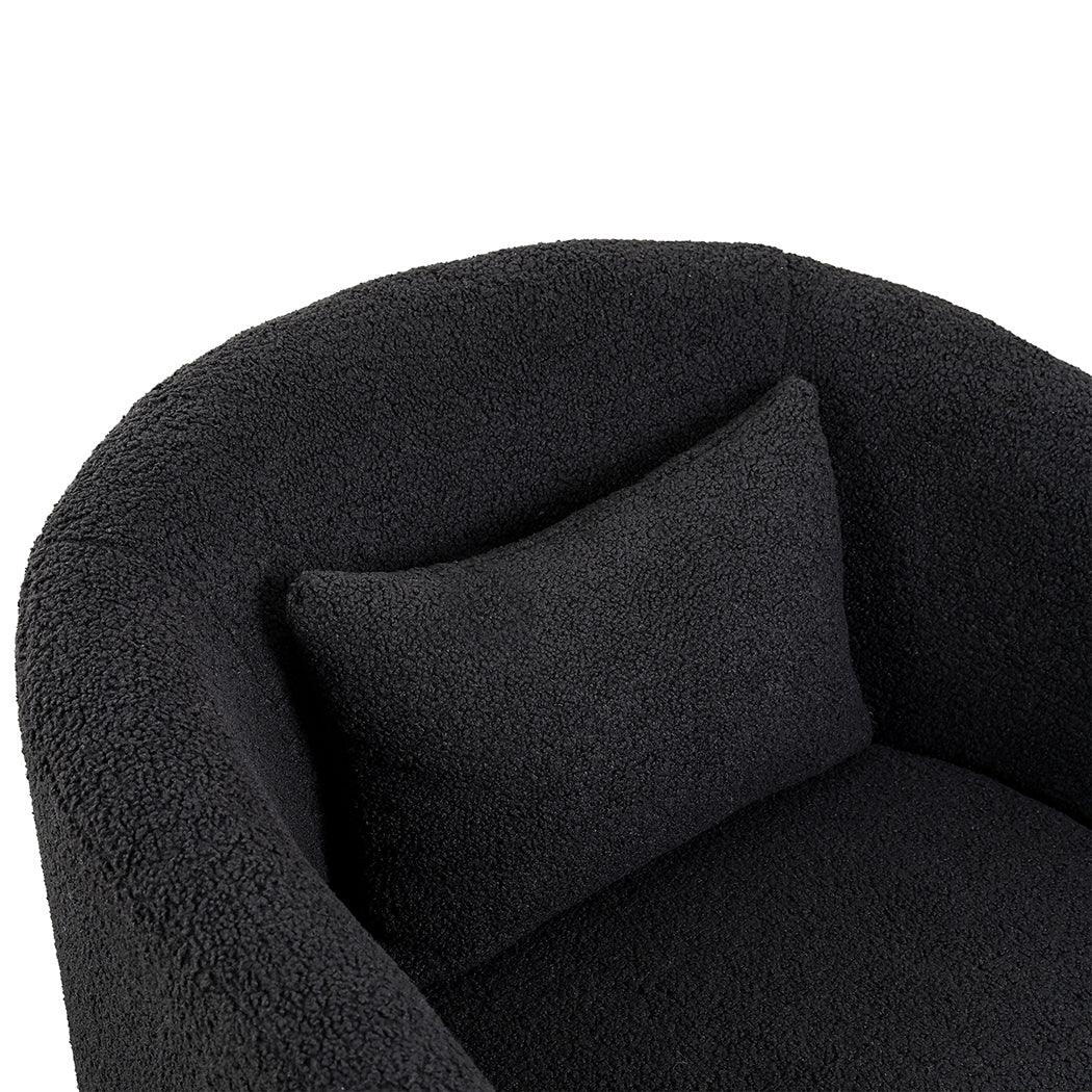 Levede Fleece Rocking Chair-2018816921633427459