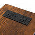 Levede Bedside Table with LED Charging Station 3 Drawers Metal Frame-2100034980485926915