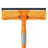 Traderight 7.2M Telescopic Window Cleaner 2-In-1 180°Rotating Squeegee Orange-2109799593892581380