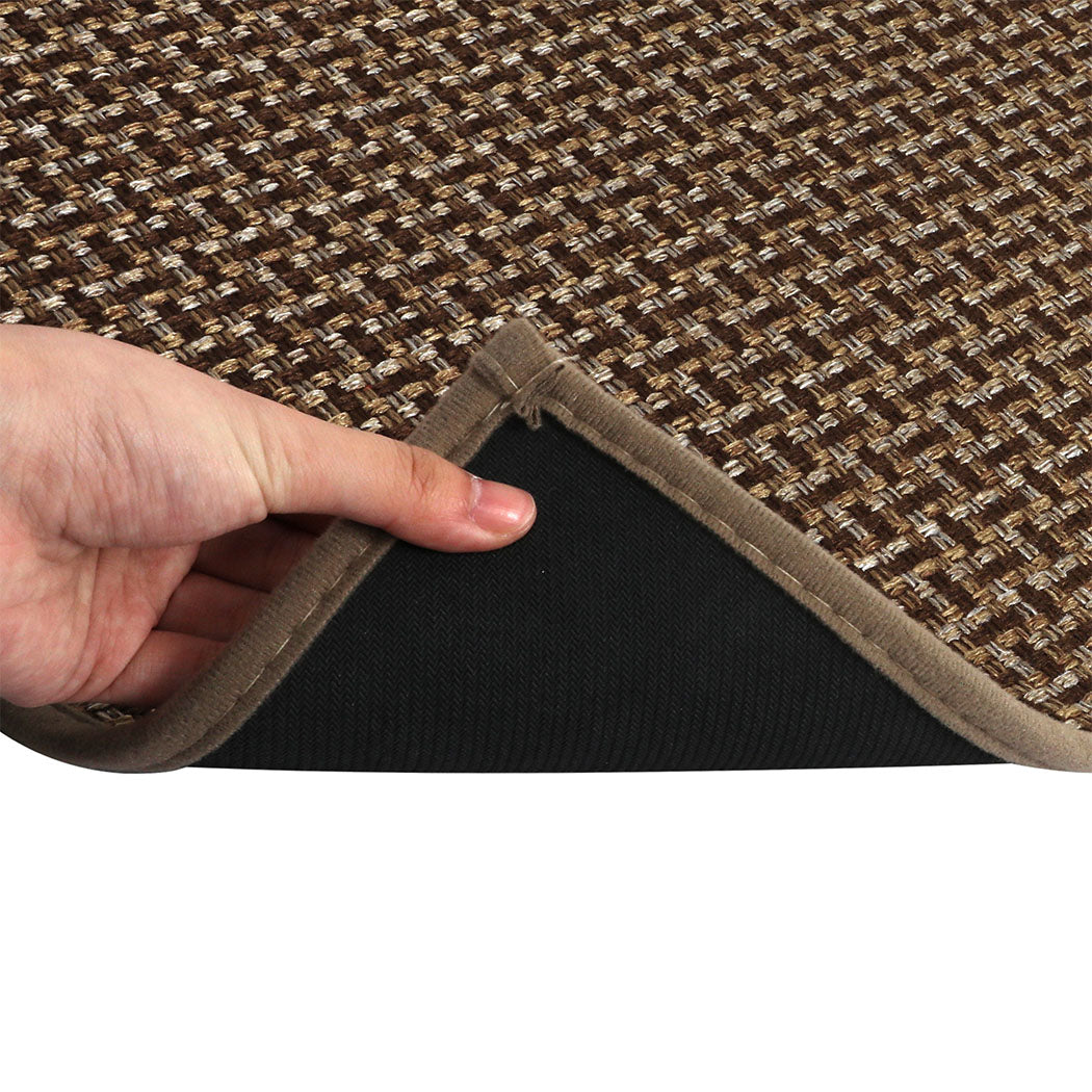 Marlow Kitchen Rug 2PCS Woven Non Slip Absorbent Brown-1894516802025820163