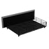 Queen Solid Bed Frame Headboard RGB LED Lights 4 Drawer USB Charge