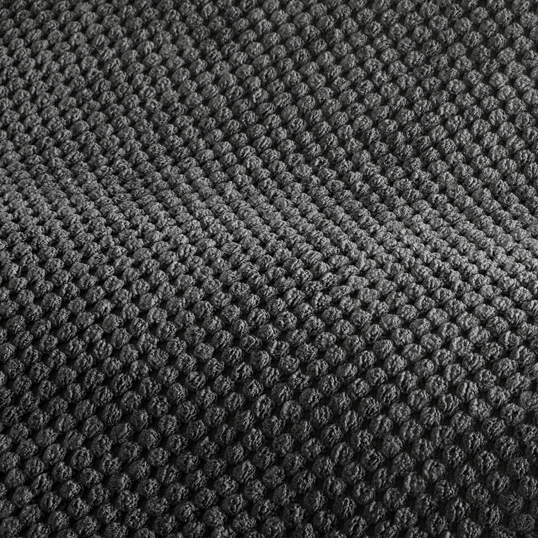 Pawz 3 Steps Pet Stairs Dog Ramp High Density Foam Grey-1919278361537024003