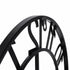 Yezi Wall Clock Silent Quartz 40cm Easy Read Dial for Bedroom Decor Black-2109799589866049540