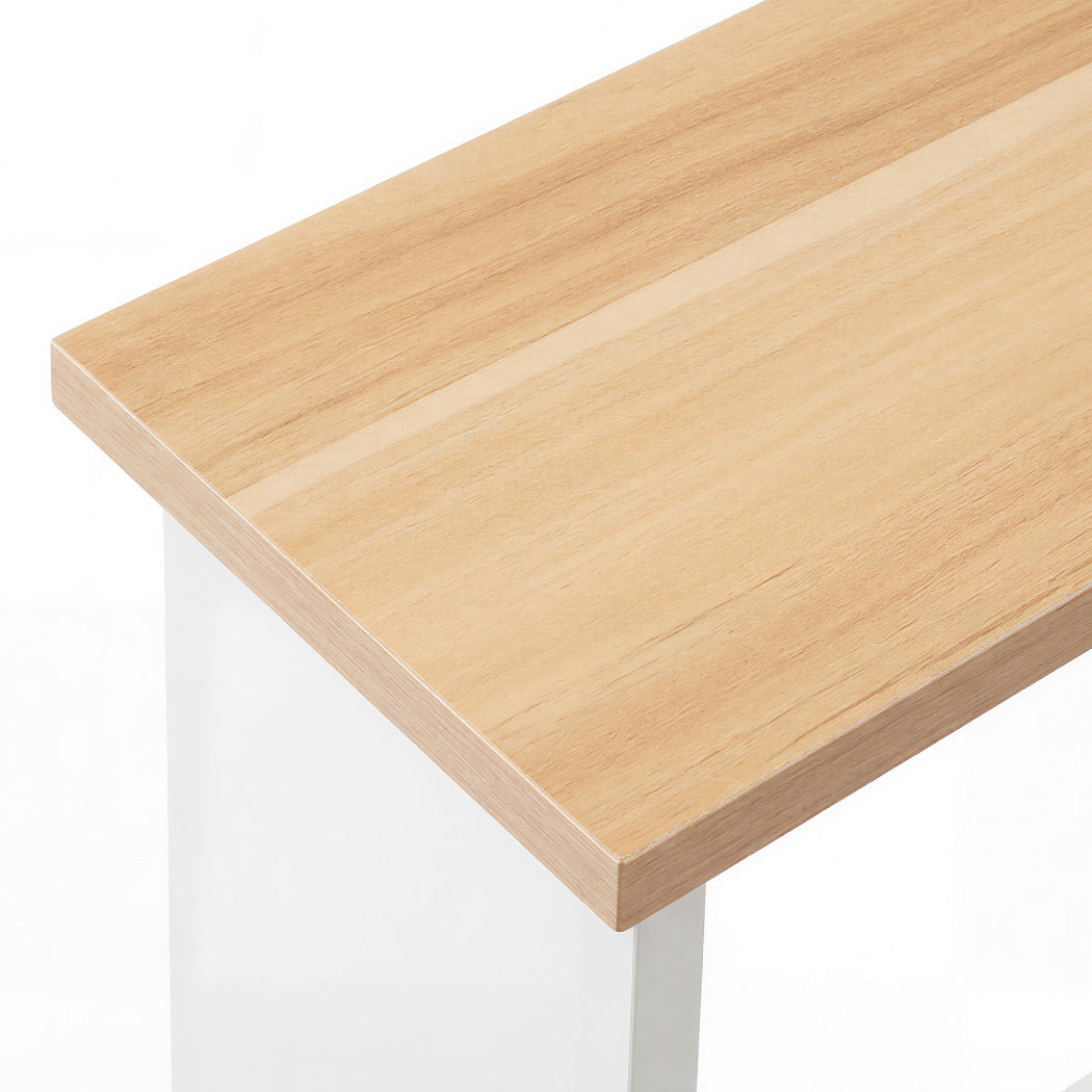 Levede Slim Side Table Magazine Rack Narrow Sofa End Table Storage Living Room-2061251865856839683