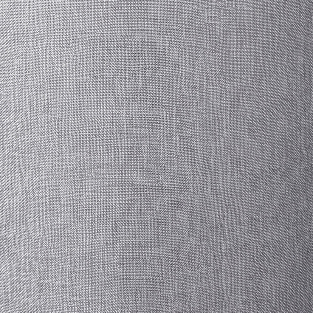 Emitto Lamp Shade 4pc Linen Drum E26 E27 with E14 Rings for Home Decor Grey-2109799596530798596