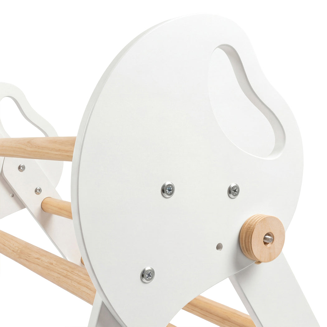 BoPeep Kids Climbing Toys Sets Toddler Toys Triangle Arch Climber Indoor White-2050059014536040451