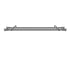Marlow Silver Double Curtain Rod Steel Pole Pommel Set Extendable Adjustable-2029387251229790211