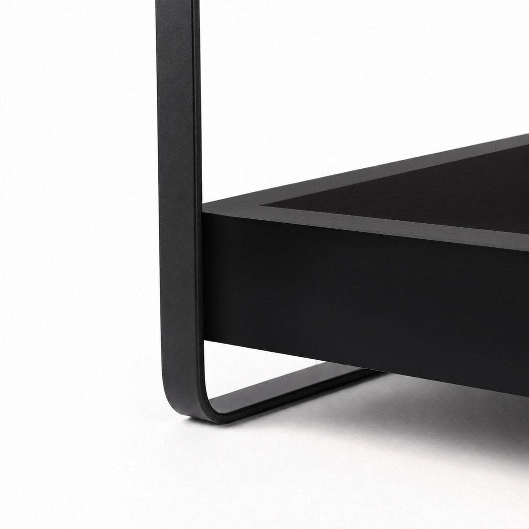 Levede 2 Tier Countertop Organiser Classic Storage Rack Bathroom Kitchen Black-2072893554912530435