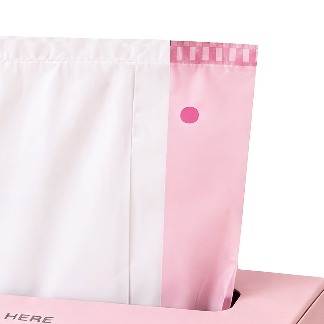 Pawz Cat Litter Bags 120 Count Drawstring 64 x 40cm 10kg HDPE White Pink-2100034990845857795