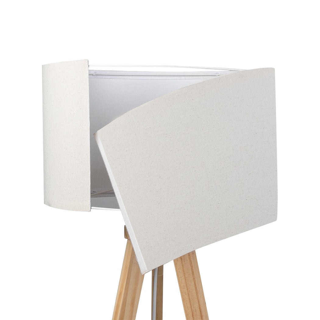 EMITTO Tripod Floor Lamp with Shelf-1864184397029314563