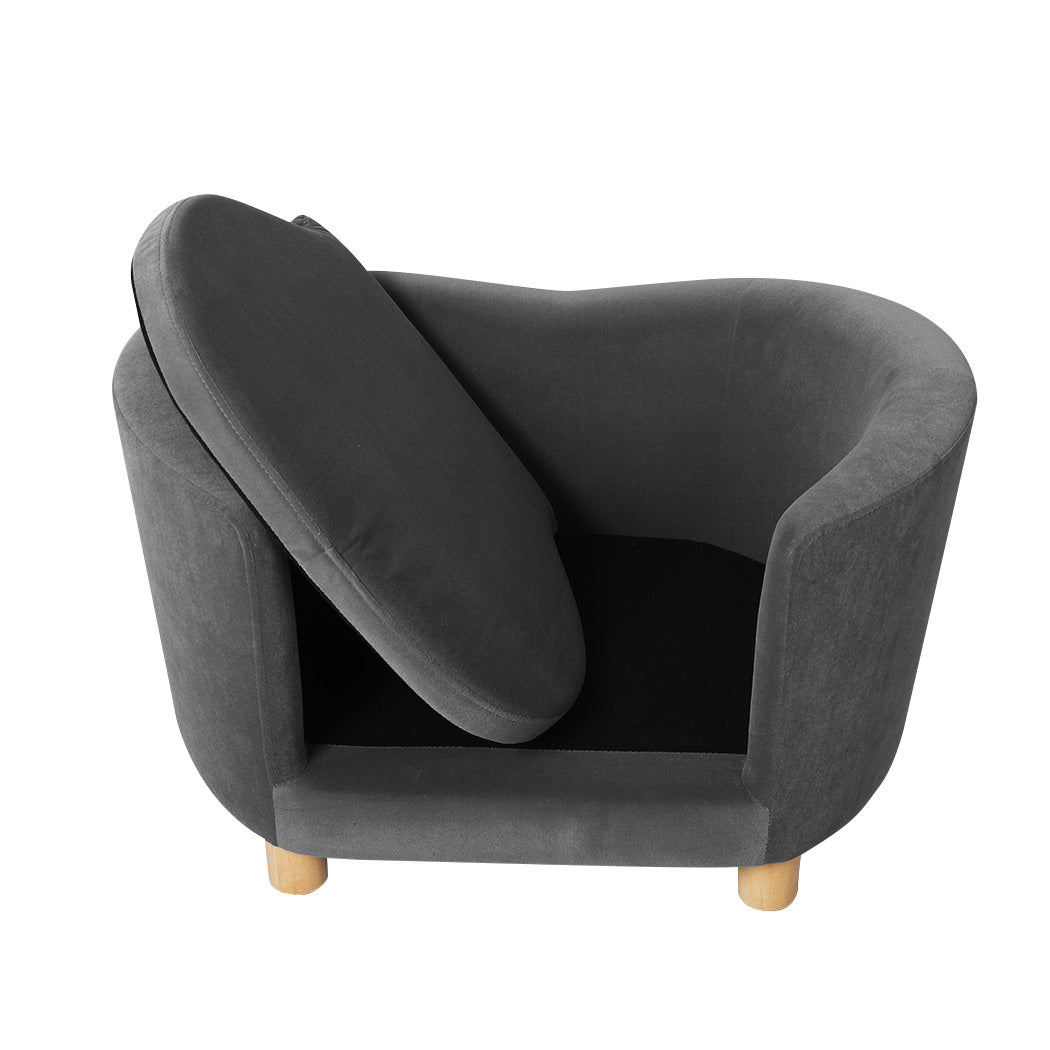 PaWz Luxury Elevated Sofa Anti-slip Grey-1864184513467387907