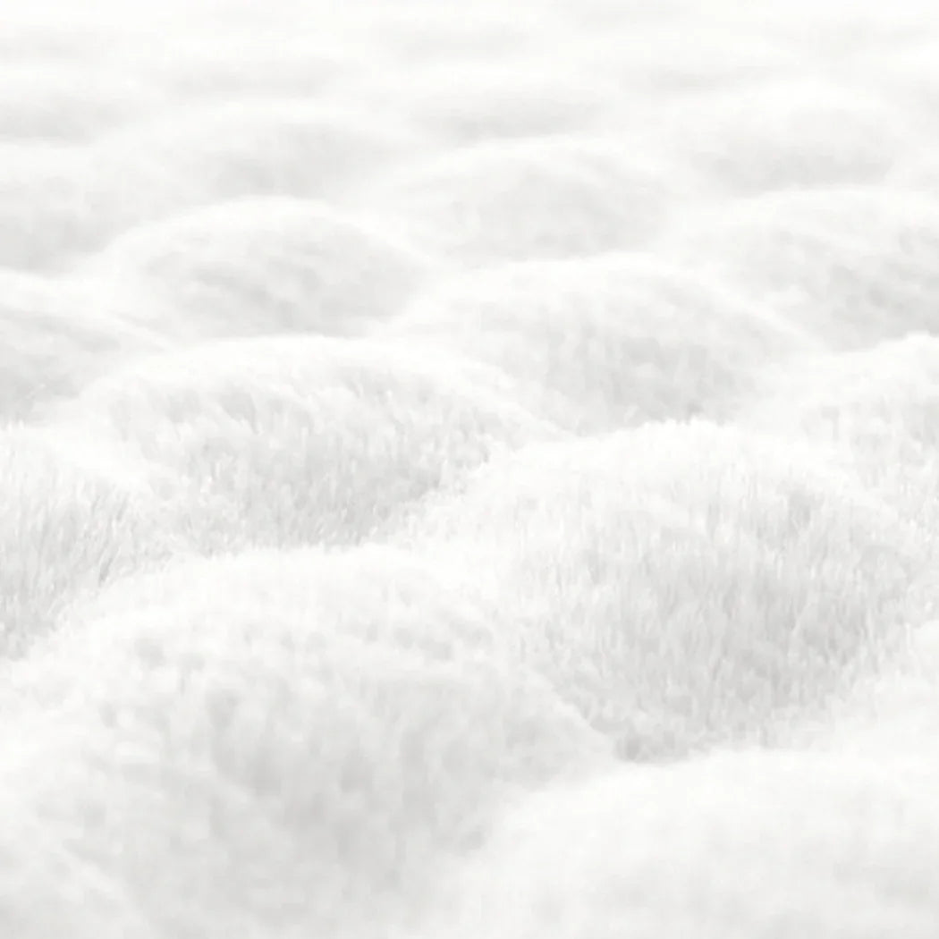 Marlow Floor Rug Carpet Fluffy Faux Rabbit Fur 80x120CM-2018816664715530243