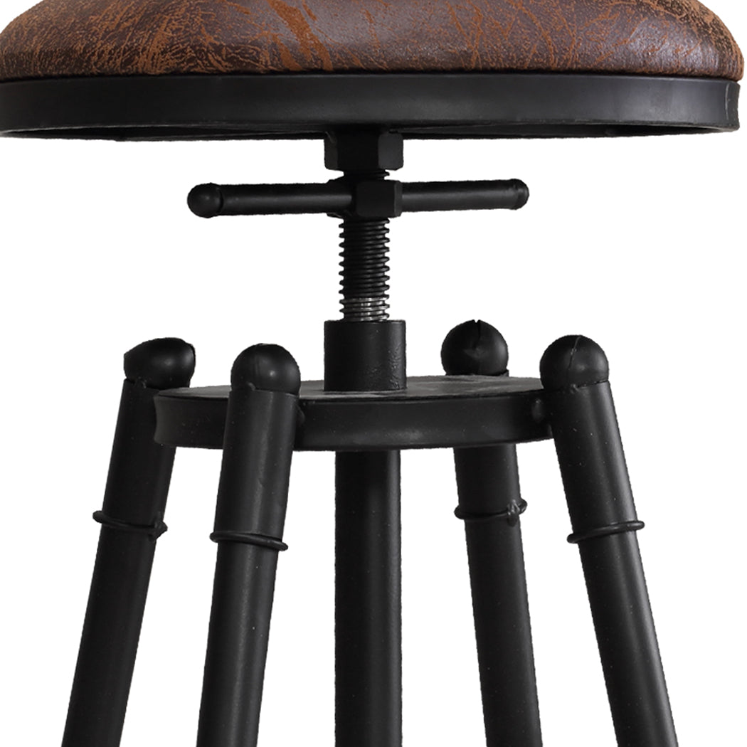 Levede 2x Industrial Bar Stools Kitchen-2006733236885131267