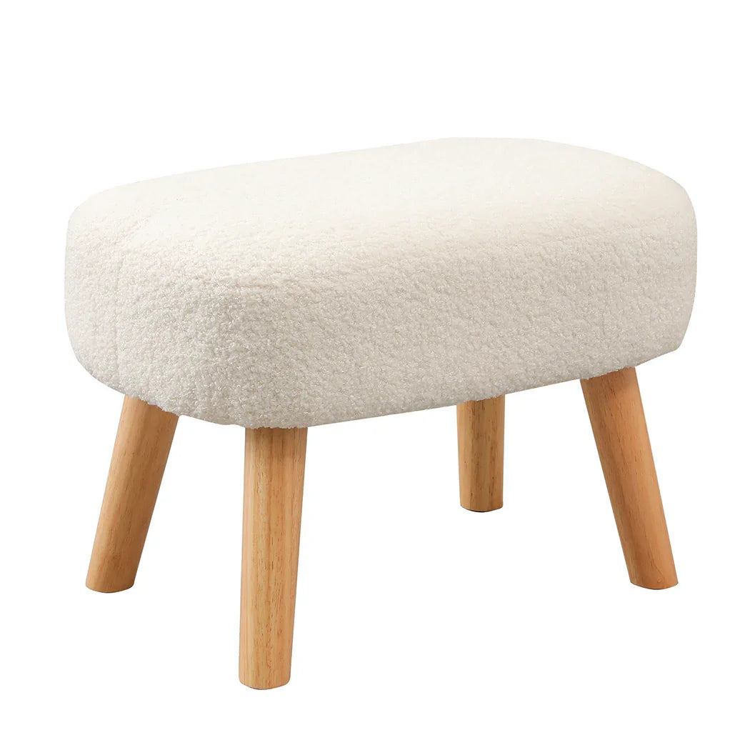Levede Rocking Chair Ottoman Footrest With Side Pocket-2006732687271923715