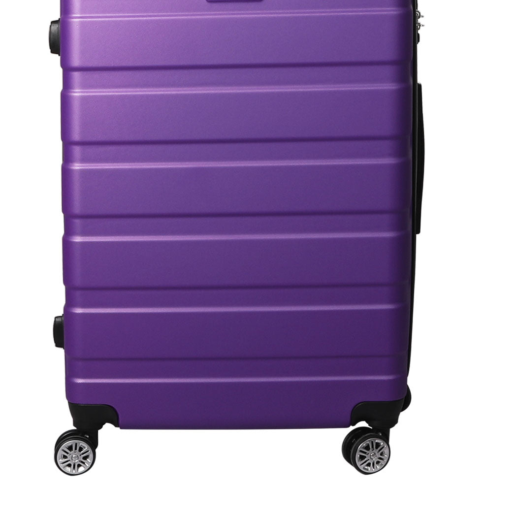 Slimbridge 3PC Luggage sets Suitcase Purple-2029387269131079683