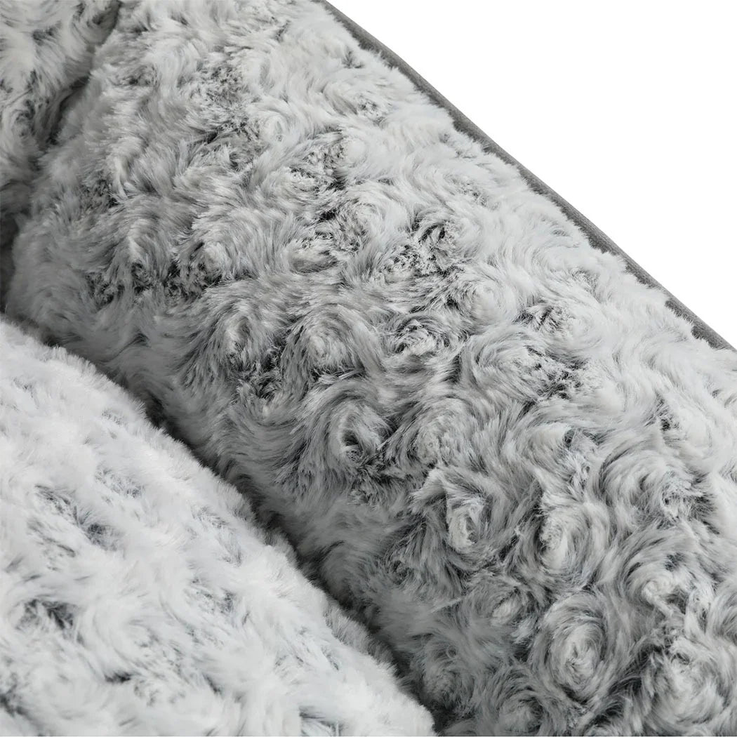 Pawz Pet Dog Calming Bed Fluffy Washable Cushion M-2006733392246345731