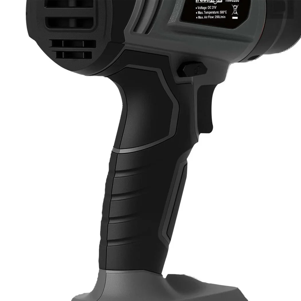 Traderight 21V Heat Gun Kit 500°C Cordless 5 Nozzles-2006733387984932867