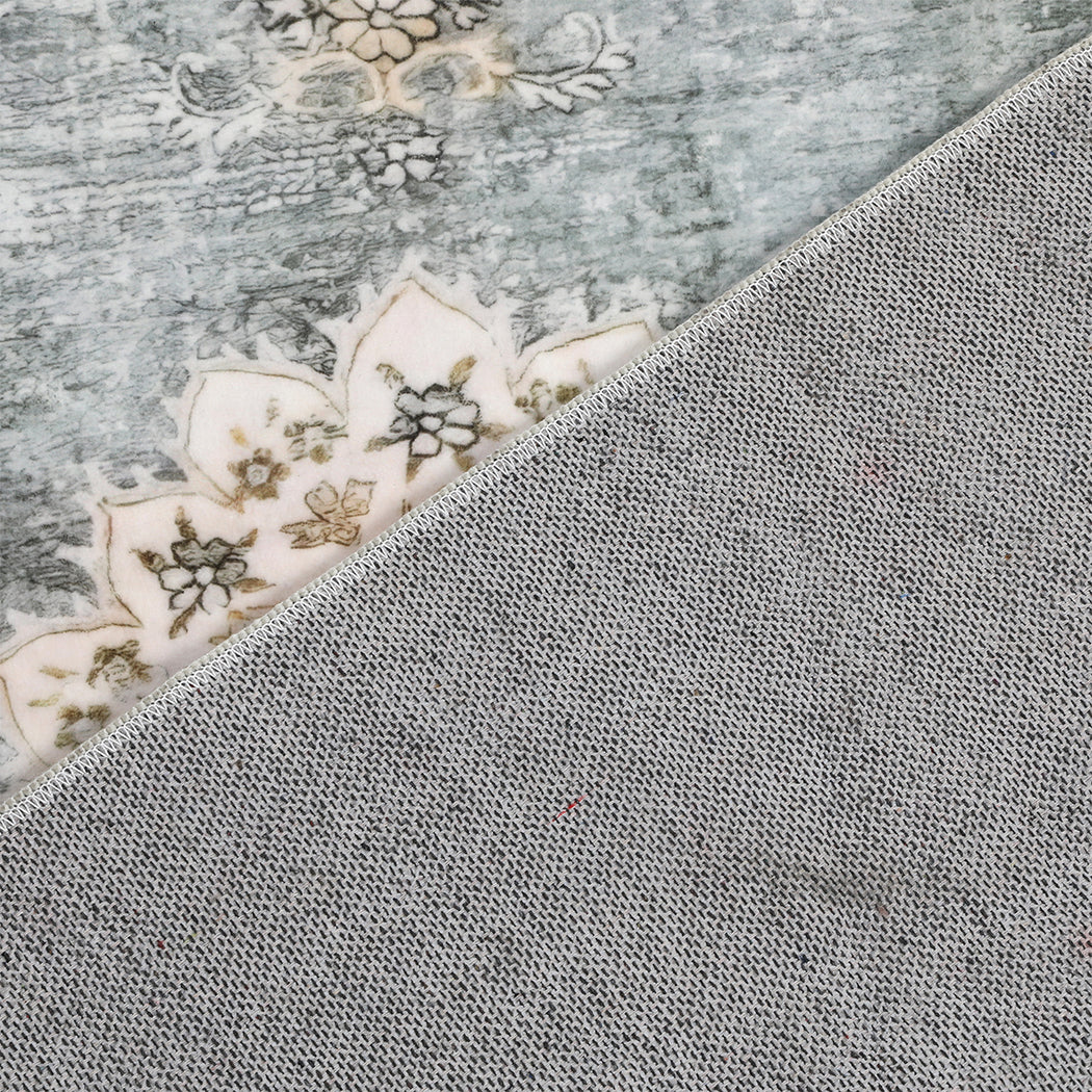 Marlow Floor Rug Short Pile Washable Vintage Carpet Soft Plush Non Slip 160x120-1894516740457631747