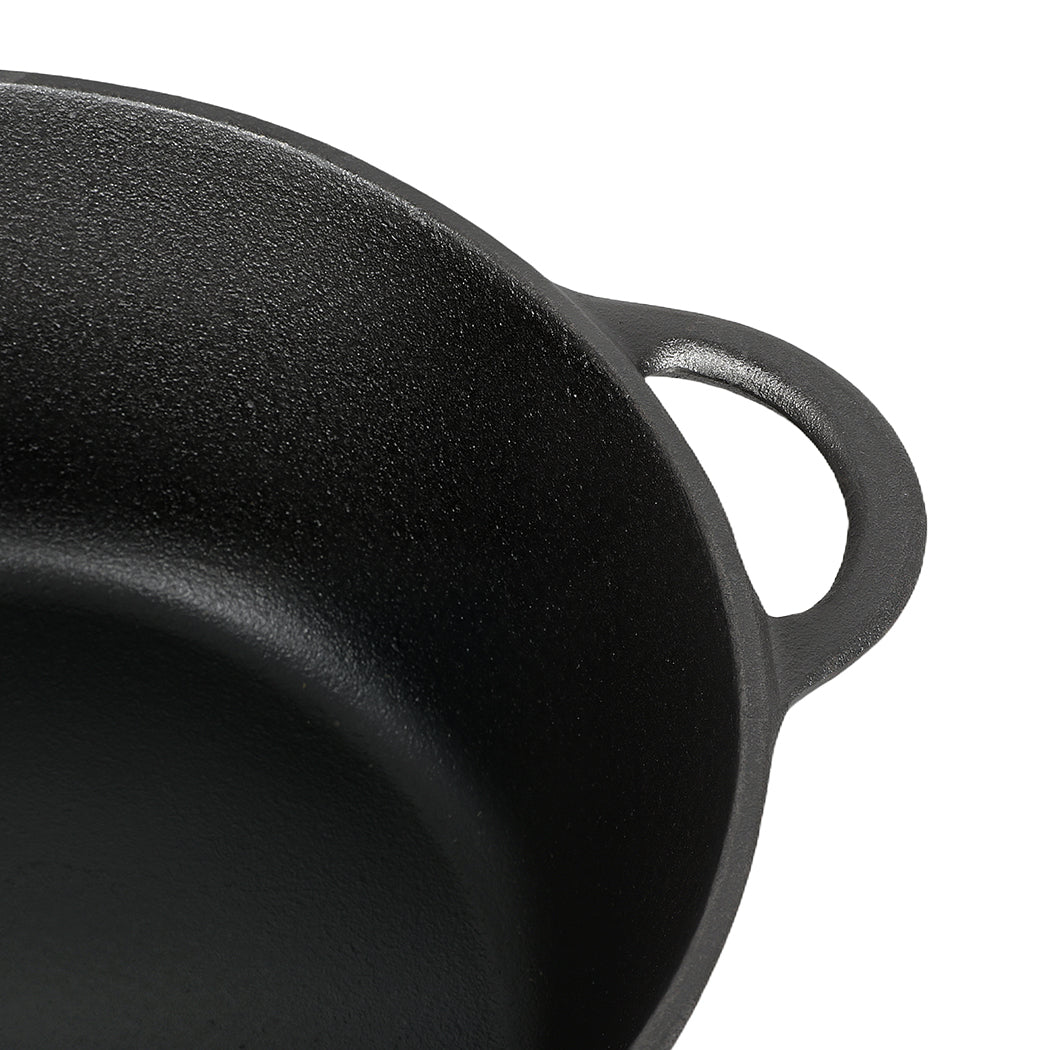 Pawz 6.6L Cast Iron Dutch Oven Heavy Duty Casserole Pot-2050056750383632387