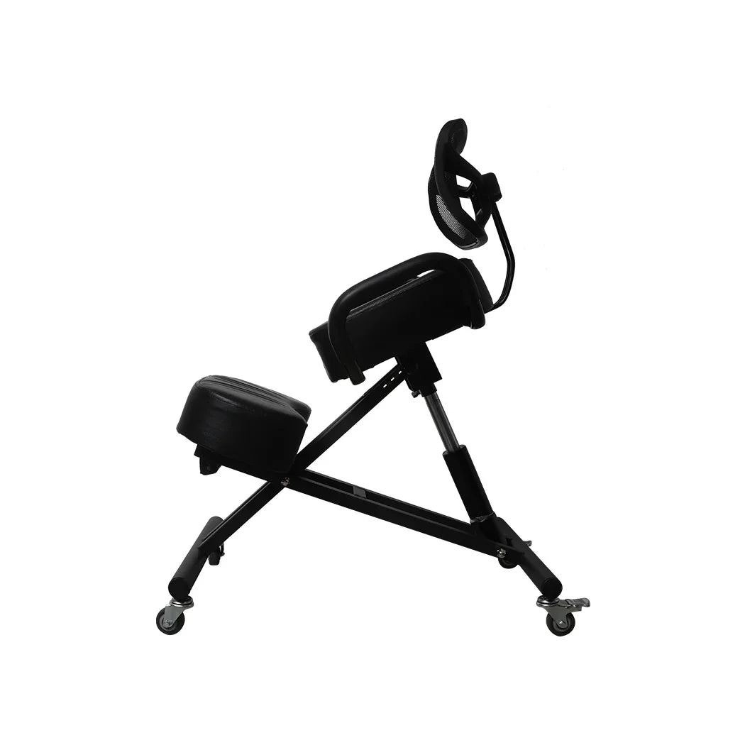 Levede Kneeling Chair Office Ergonomic Black-2006733286877040643