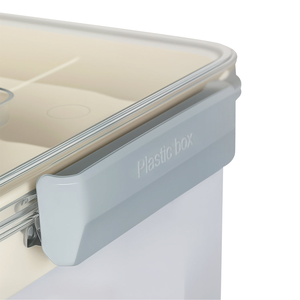 Levede Medical Storage Box Two Layer Medicine Case-2011971129425661955