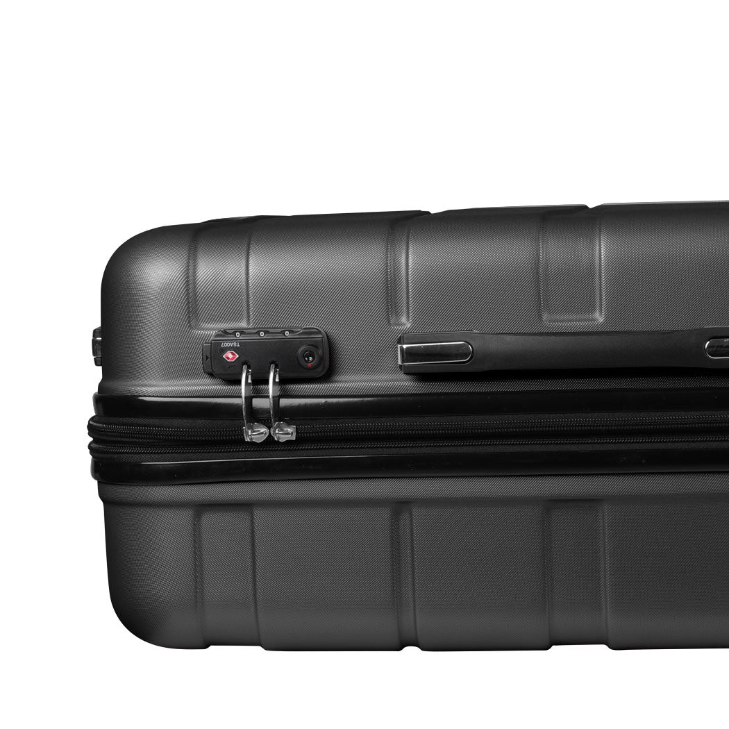 Slimbridge 28" Inch Expandable Luggage Black 28 inch-2018816679584337923
