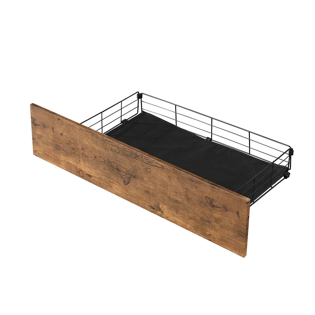 Levede Queen Bed Frame Soft Storage Drawers Headboard USB Charge-2029387280409563139