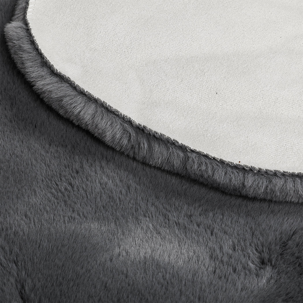 Marlow Floor Rug Area Rugs Cloud Fluffy 80X200cm Grey-1910113066306113539