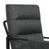 Levede Metal Framed Lounge Chair Linen in Dark Grey-2029387206182965251
