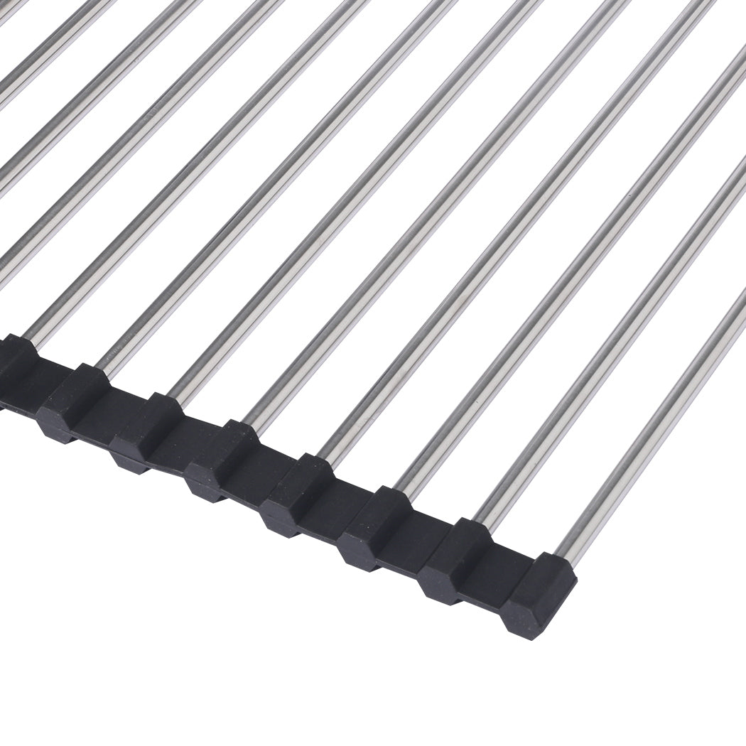 TOQUE Stainless Steel Dish Drying Rack-1864184349738536963
