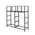 Levede Storage Cabinet Tower Chest Brown Fold-2018816894743744515