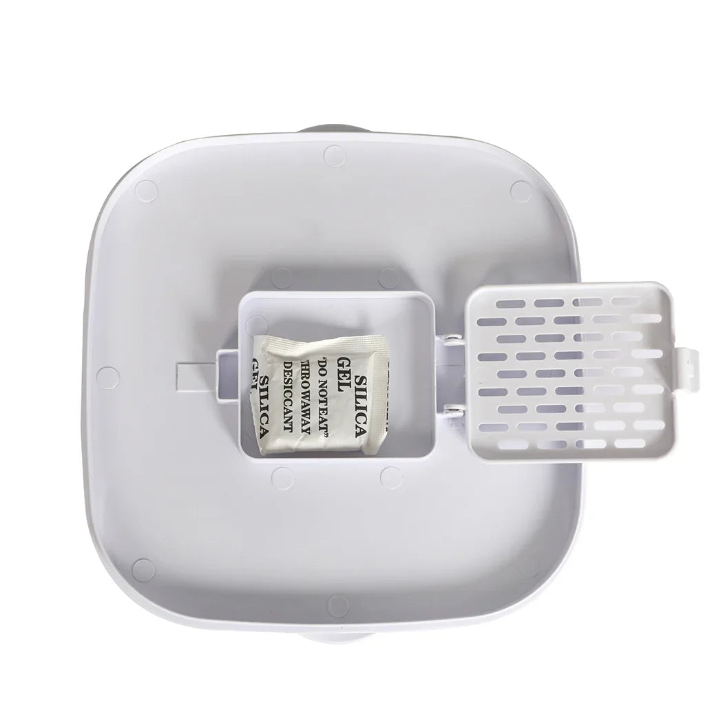 PaWz 5L Automatic Pet Feeder 2 Bowl White-2018816828129808387