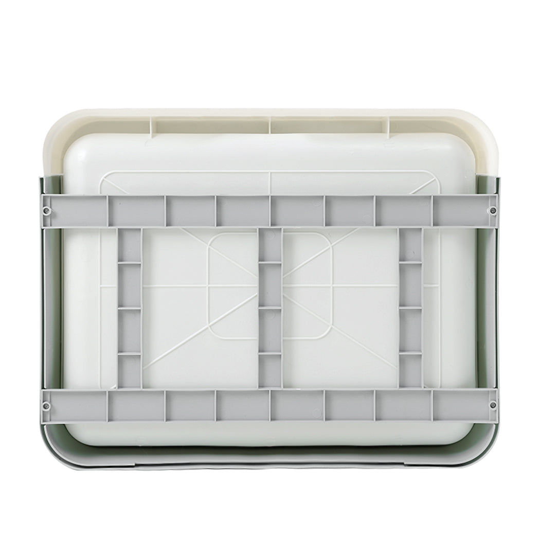 PaWz Foldable Cat Litter Box Tray Enclosed Grey-2029387229859811331