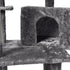 PaWz 130cm Cat Tree Toy Scratching Post Grey-2029387266031489027
