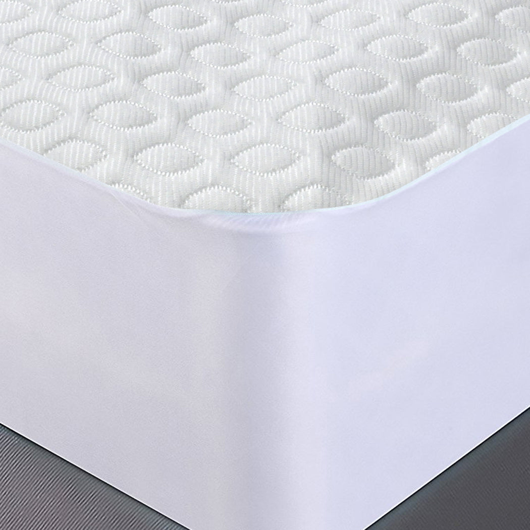 DreamZ Mattress Protector Topper Polyester Single-2029387255914827779