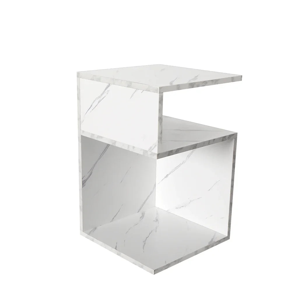 Levede 1xBedside Tables Drawers Side White-2006733102113755139