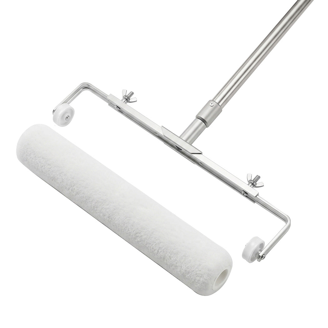 Traderight Paint Roller Set 5-Wheel Tray Extendable Pole Kit For Walls 13Pcs-2100034967903014915