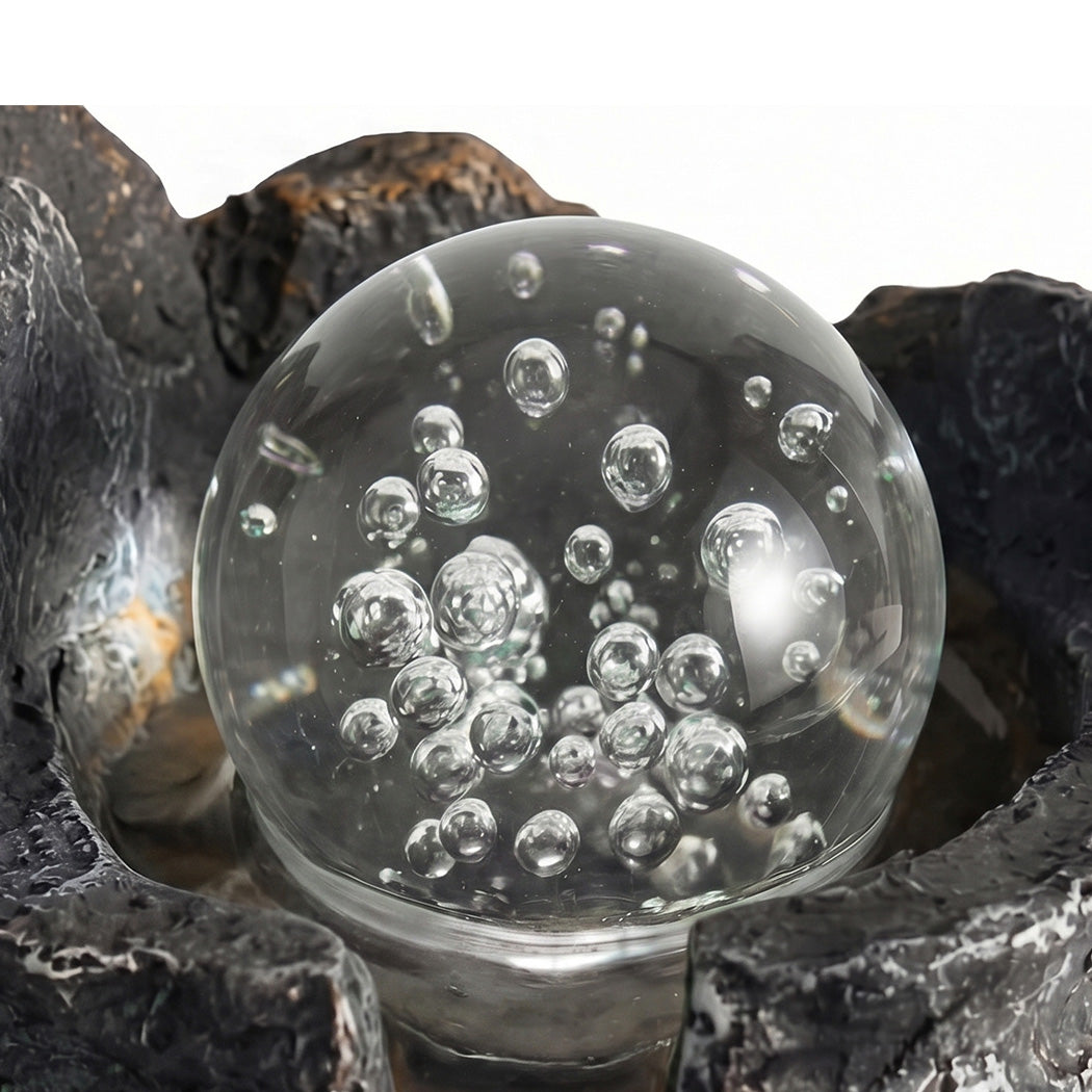 Spector Tabletop Water Fountain Resin Indoor Water Feature  3 Flow Levels Office-2061251862367178755