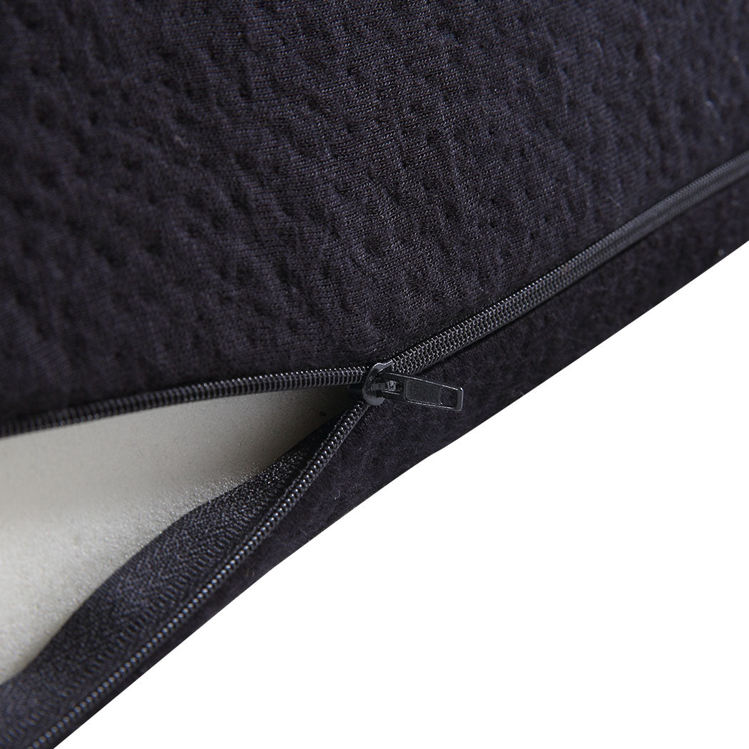 Cool Gel Memory Foam Bed Wedge Pillow Black 30-2029387257420582915