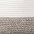 Levede Blanket Basket Cotton Rope Foldable Large with Handles Bedroom Brown-2100035024177991683