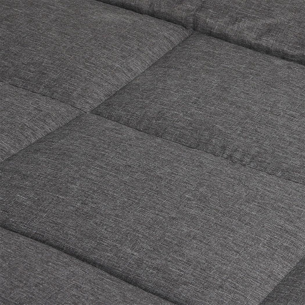 Levede Folding Camping Bed Camp Cots Dark Grey-2029387200336105475