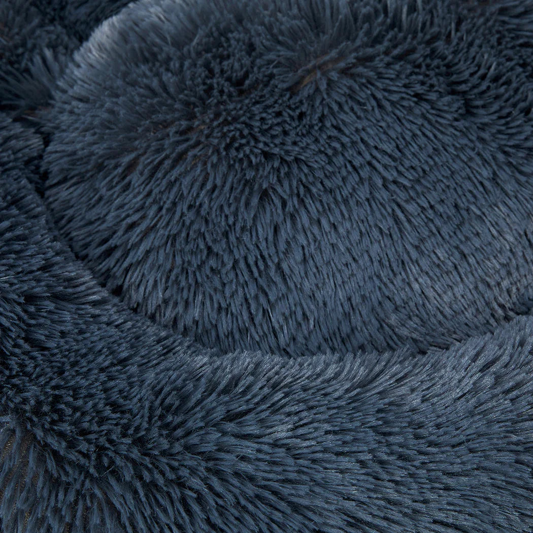 PaWz Pet Bed Cat Dog Donut Nest Calming XXXL Dark Grey XXX-Large-2029387265494618115