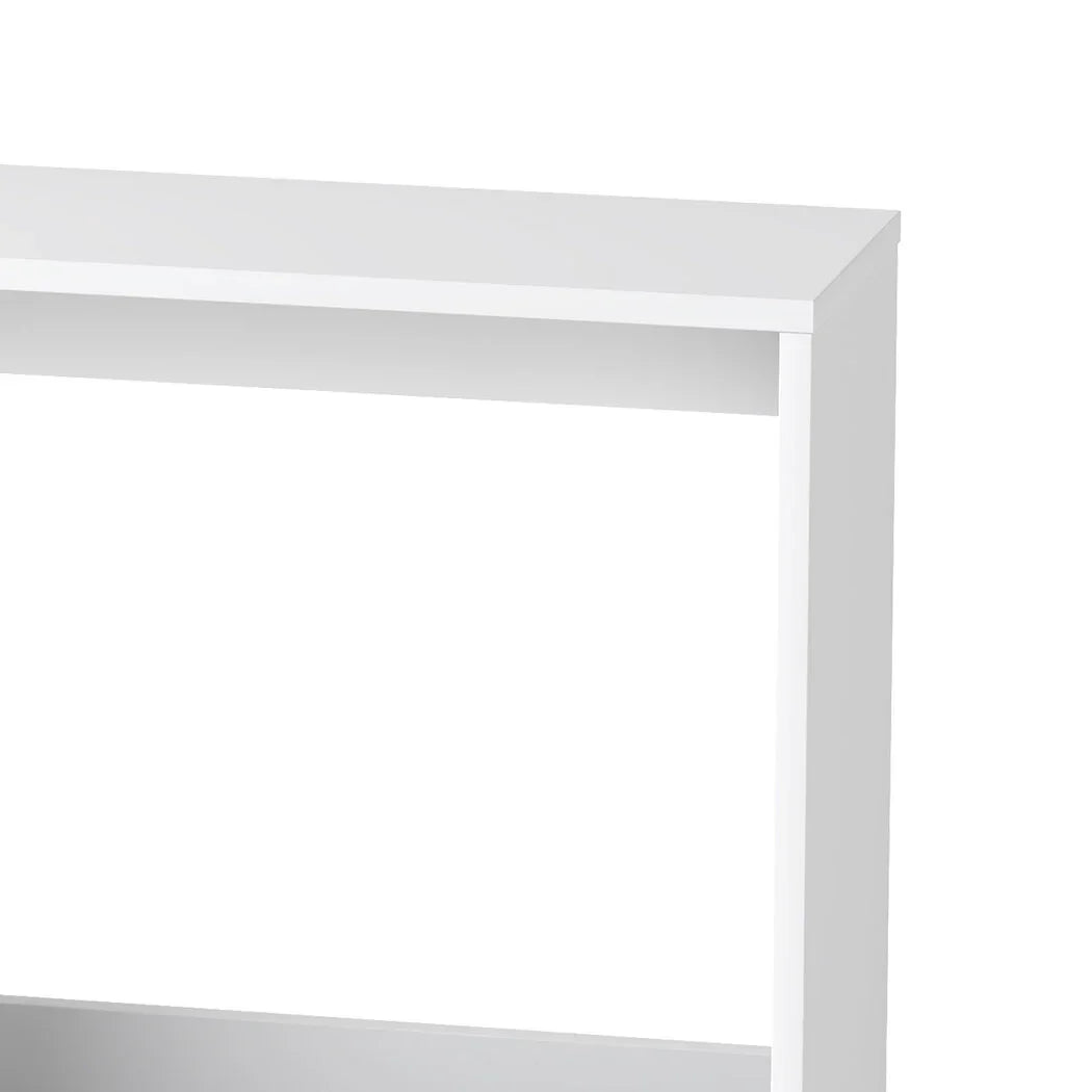 Levede Side Table with Magazine Rack Small End Table-2029387218279337987