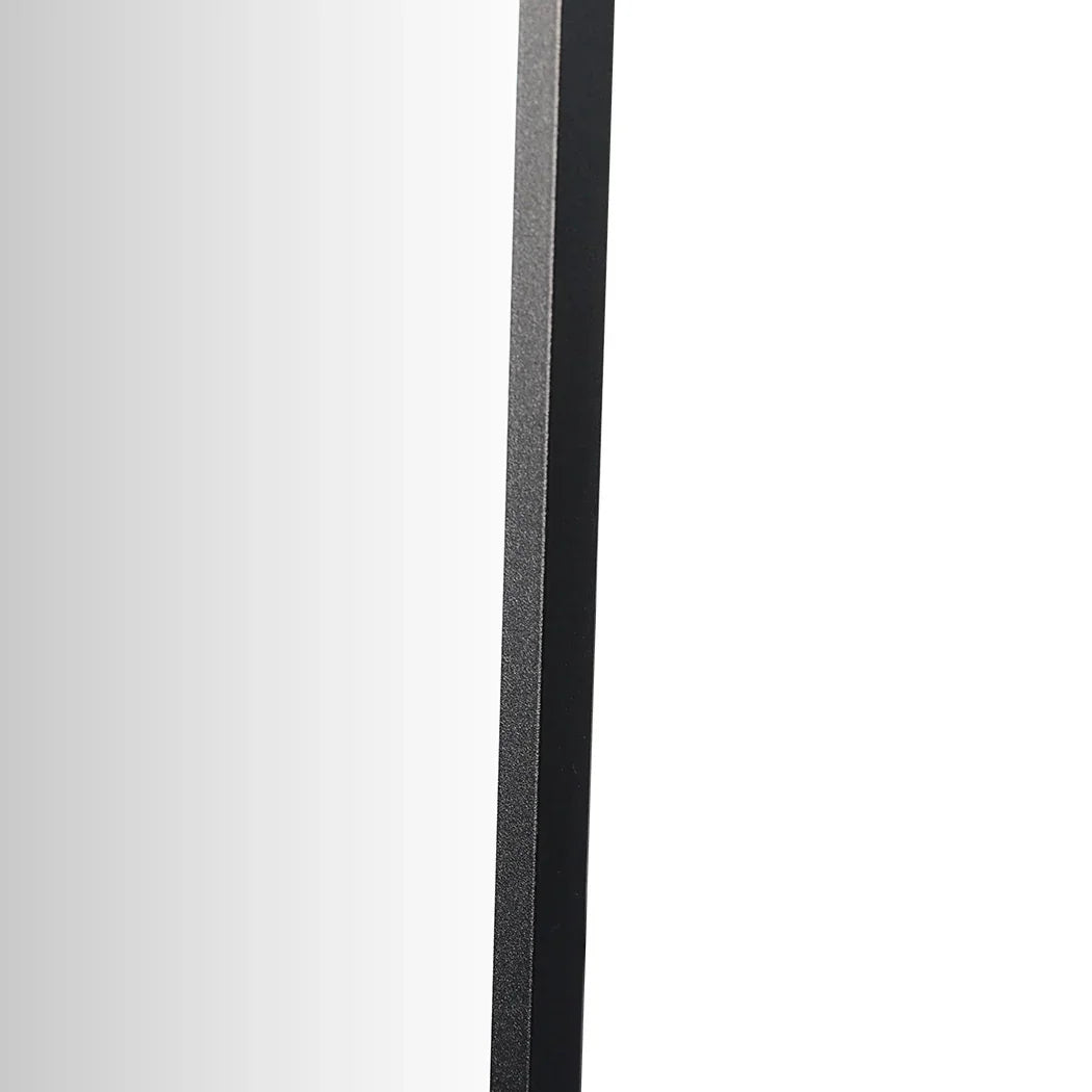 Yezi Rectangular Full Length Mirror 165x60cm Black Standing Floor Wall Leaning-2050059008307499012