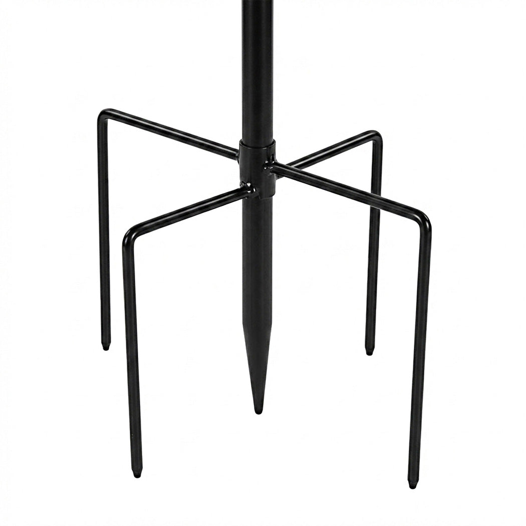 Toque Bird Bath Feeder Outdoor Garden Freestanding Metal Weather Resistant 100cm-2061251870604791812