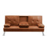 Levede Sofa Bed Adjustable Recliner Brown-2006733286713462788
