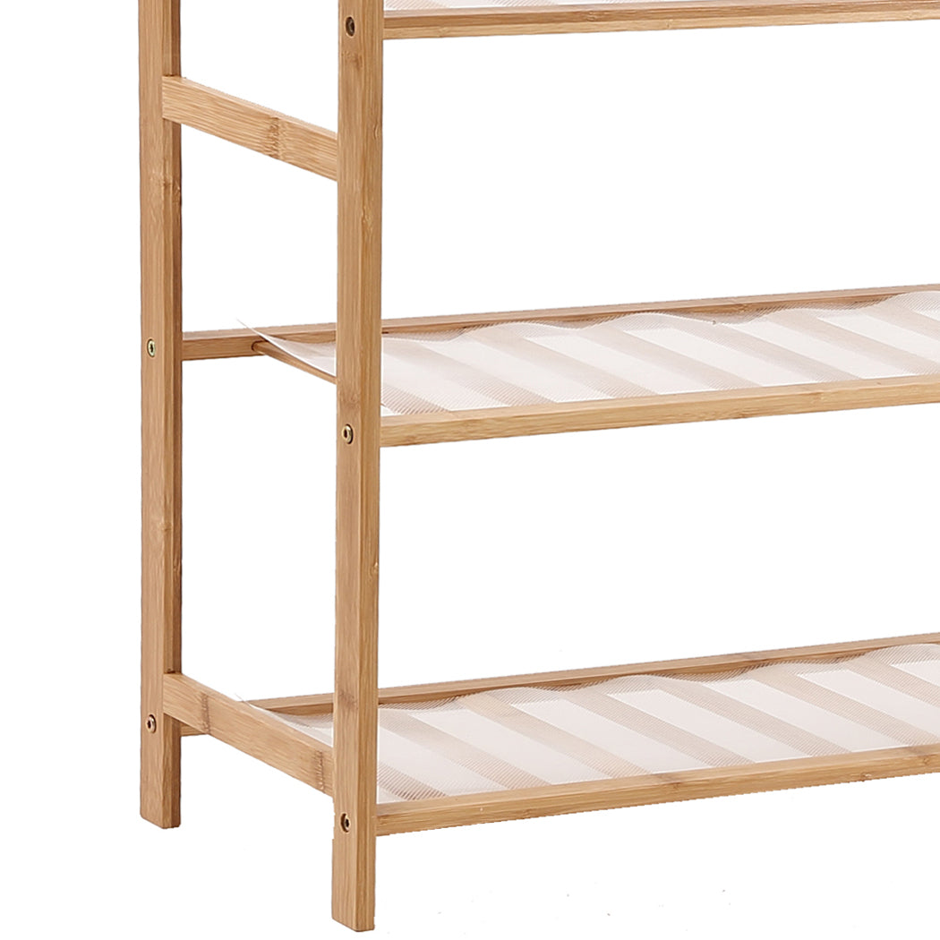 Levede Bamboo Shoe Rack Storage Wooden-1864183515130761218